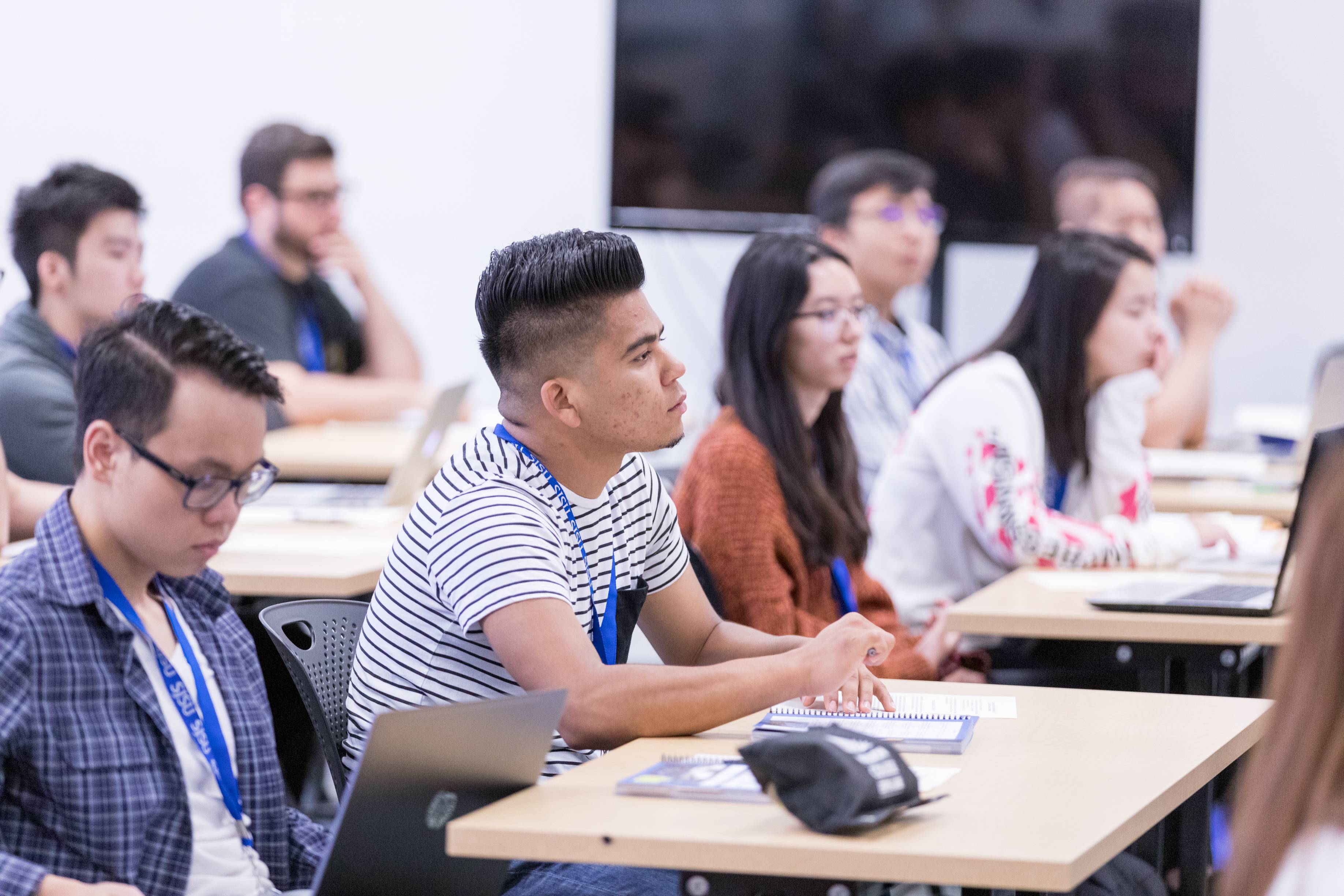 students listening to lecture